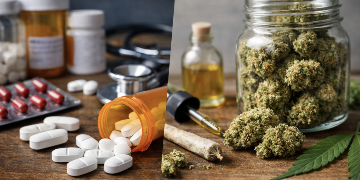Painkillers and Medical Marijuana for Chronic Pain Management